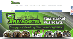 Desktop Screenshot of fleamonstersg.com
